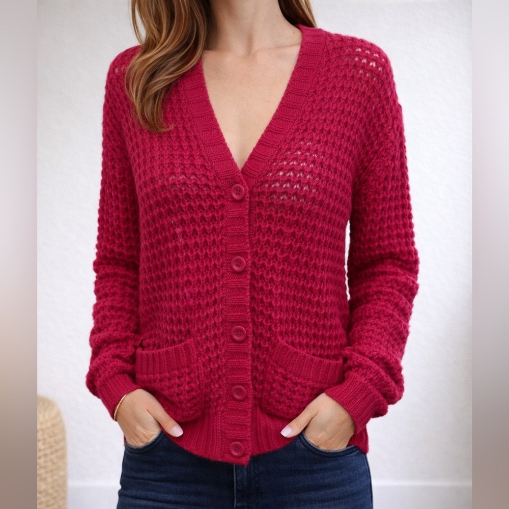 Forever 21 Pink Cardigan Large Nwt